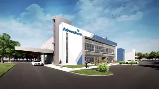 A 3-D render of AdventHealth Clermont Health Park