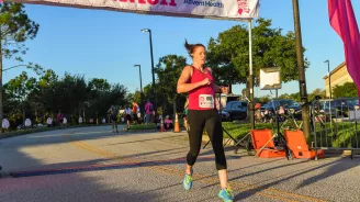 Pink on Parade Finish Line Runner