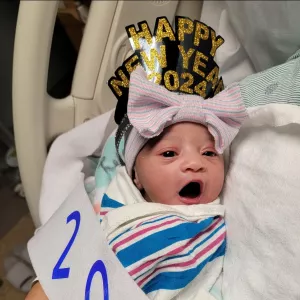 AdventHealth Ocala Welcomes First Baby of 2024