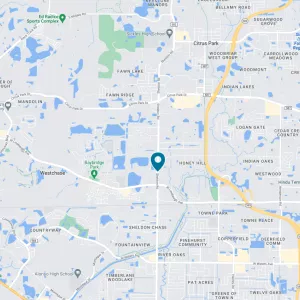 AdventHealth Care Pavilion Westchase's location on a map.