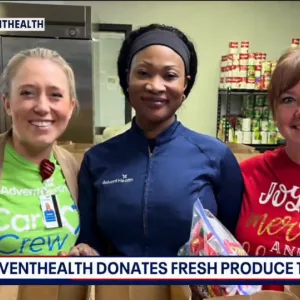 FOX13 | AdventHealth West Florida Donates Fresh Produce