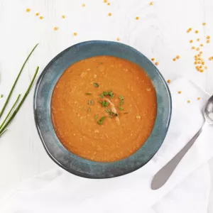 Curried Red Lentil Soup 