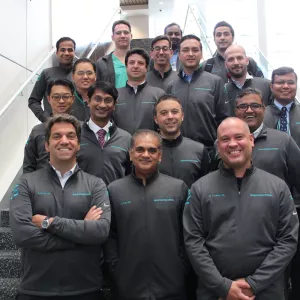 The GRI Clinical Fellowship team posing in a group on some stairs