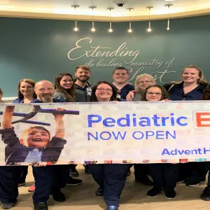 opening of the eight-bed pediatric ER at AdventHealth Waterman marks the completion of Phase II of a 111,000-square-foot, $85 million expansion.