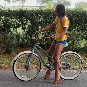 Girl riding bike