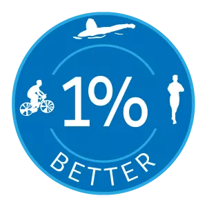 One Percent Better logo.