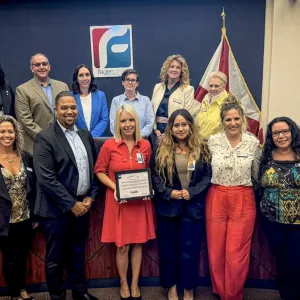 While this partnership is new, AdventHealth Palm Coast was recognized by the Flagler School Board with a thank you certificate: “In appreciation for outstanding dedication and valuable contributions to the success and growth of young adults” during disability awareness month.