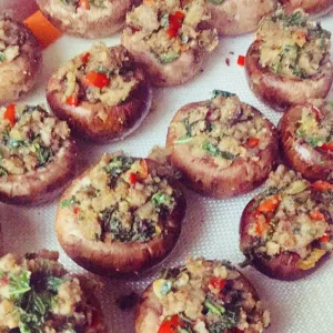 Stuffed Mushrooms Lisa Markley