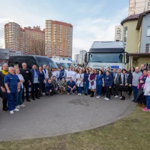 A group from Angelia Clinic on medical mission in Ukraine