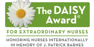 The Daisy Award Logo for Extraordinary Nurses in memory of J Patrick Barnes