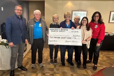 AdventHealth Waterman Volunteers make donation to the AdventHealth Waterman Foundation