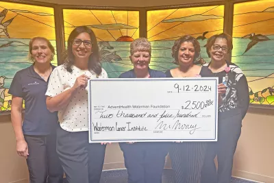 AdventHealth Waterman Foundation presents grant to AdventHealth Cancer Institute Waterman