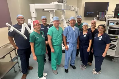 AdventHealth Waterman heart robotic surgery team