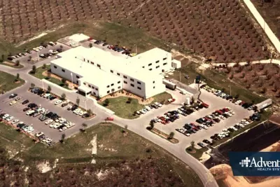 Photo of Florida Hospital Zephyrhills, now AdventHealth Zephyrhills, in 1982.