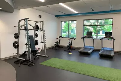 HealthFit Gym Squat Bench 