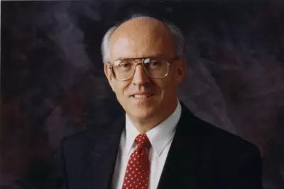 Portait of Mardian J. Blair, a former CEO of Adventist Health System, which is now AdventHealth.
