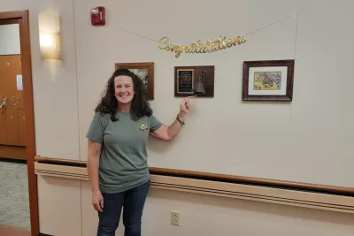 Patient rings the bell to signify the end of treatment