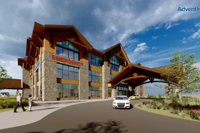 Rendering of the AdventHealth Aurora Highlands ER