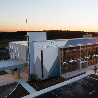 Drone photo of the Clermont Health Park