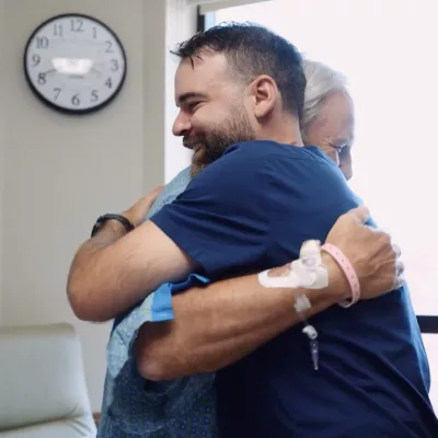 Nurse Reunites with Cyclist Saved by CPR