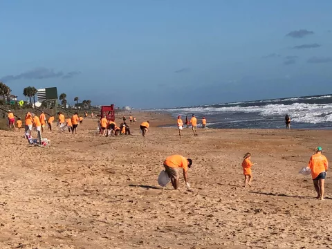 AdventHealth Palm Coast Cleans the Beach