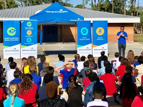 Jamie McMurray Visits Local Elementary School