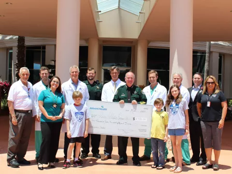 Physicians’ Donation Supports Flagler Sheriff's Police Athletic League