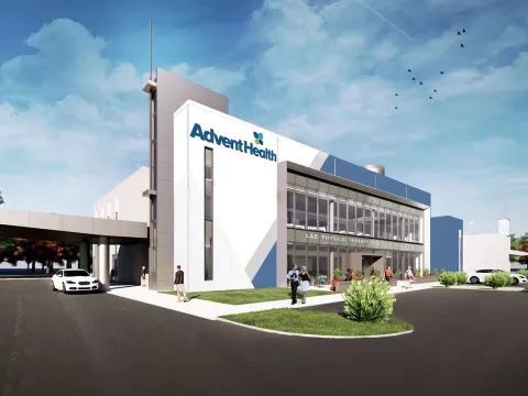 A 3-D render of AdventHealth Clermont Health Park