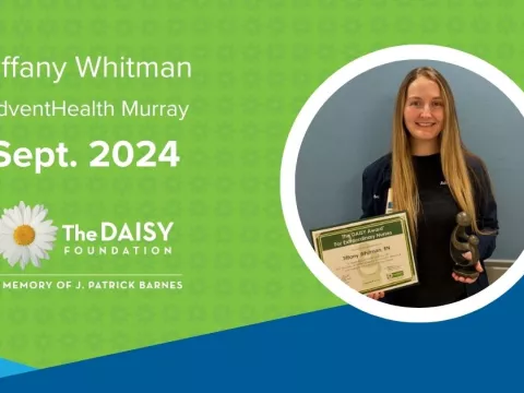 Whitman recognized with DAISY award