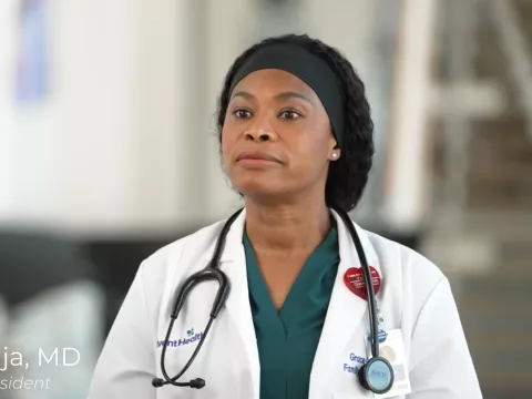 Grace Ohanaja, MD's residency testimony video thumbnail.