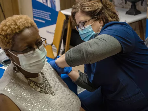 AdventHealth Hendersonville Provides COVID-19 Vaccines to Members of Historic African American Church on Martin Luther King, Jr. Day