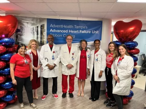 AHT Heart Failure Unit Ribbon Cutting 