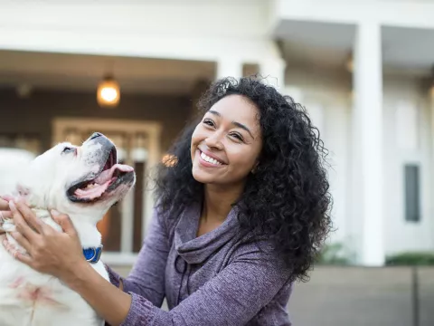 young-woman-with-her-dog