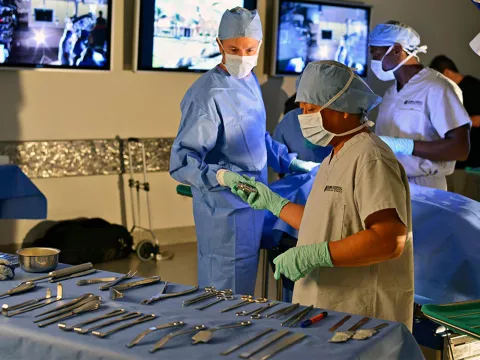 Nicholson Center Operating Room.