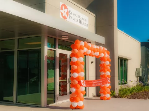 Orange Blossom Family Health office on Ivey Lane