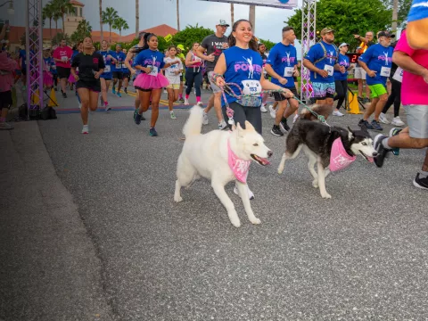 runners at Pink on Parade 2023