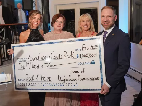 Rock of Hope Gala Check