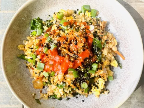 spring-vegetable-fried-rice-with-kimchi-1