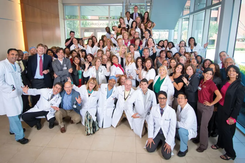 AdventHealth Transplant Institute staff in 2012