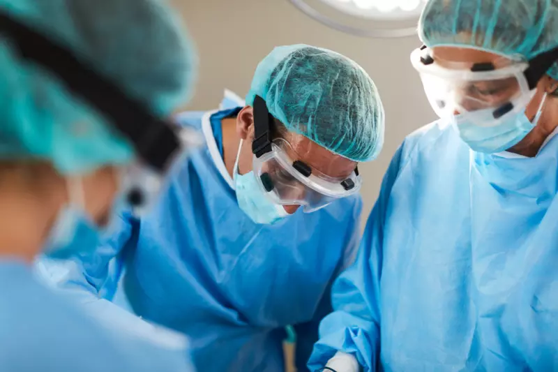 Three Surgeons Focus on a Surgery