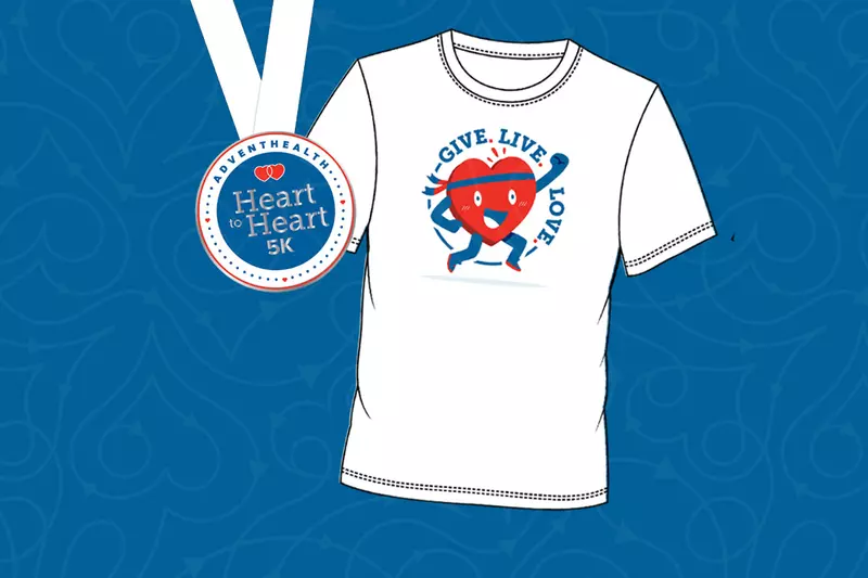 Heart to Heart shirt and medal