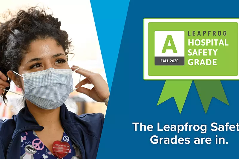 A grade in patient safety from The Leapfrog Group - Fall 2020