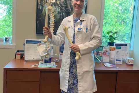 Dr Creamer and her osteoporotic bones