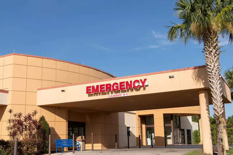 The emergency entrance for AdventHealth Lake Wales ER