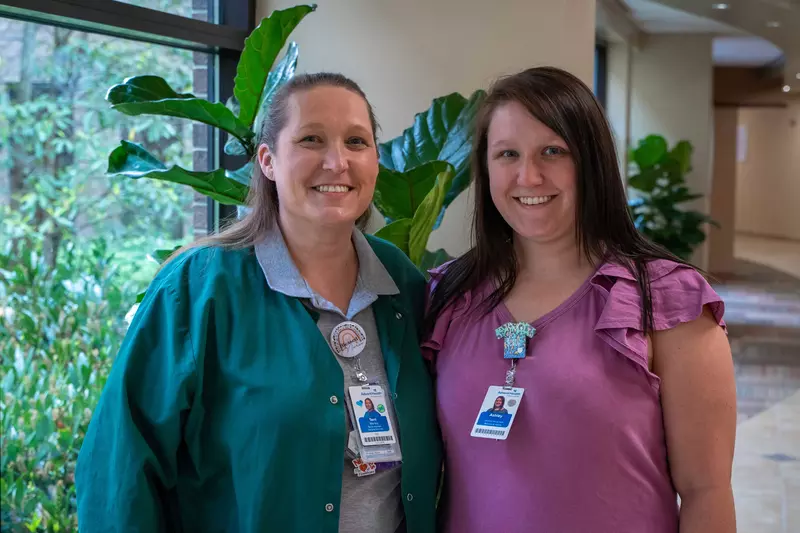 Mother and Daughter Team Members at AdventHealth Hendersonville