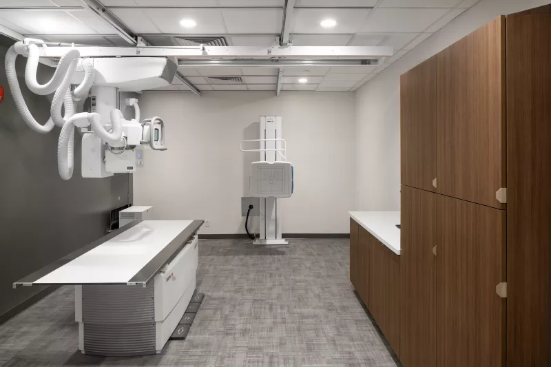 X-Ray Room at AdventHealth Care Pavilion New Tampa.