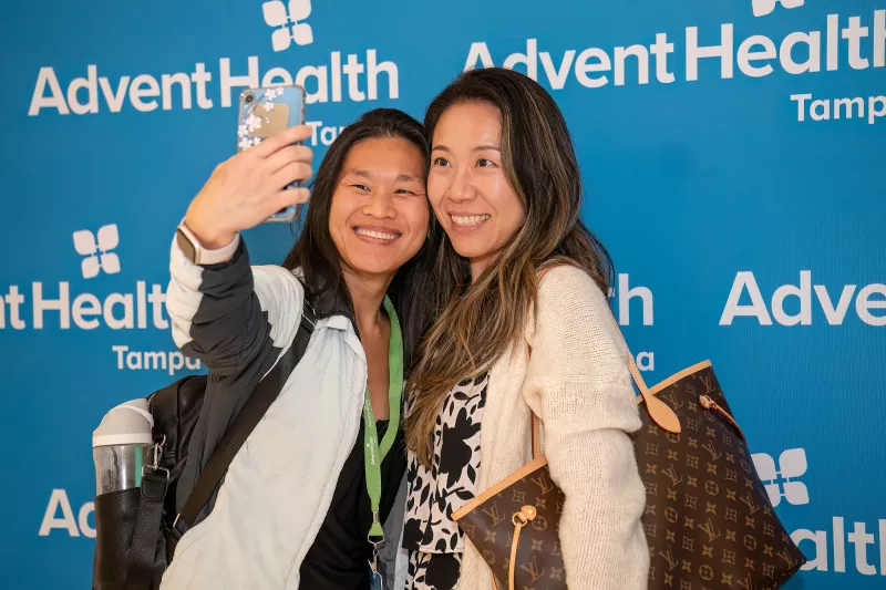 Attendees taking a selfie at the 2023 Digestive Health Symposium.
