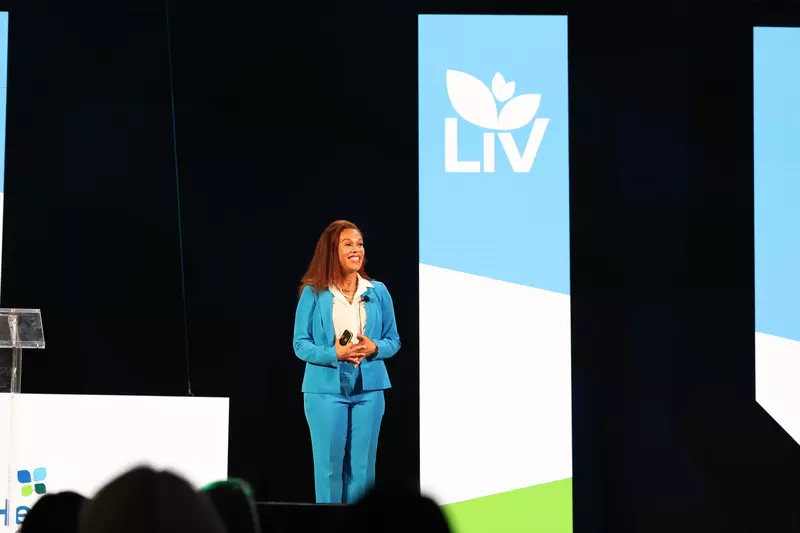 Princess Sarah Culberson of Sierra Leone on the LIV Stage