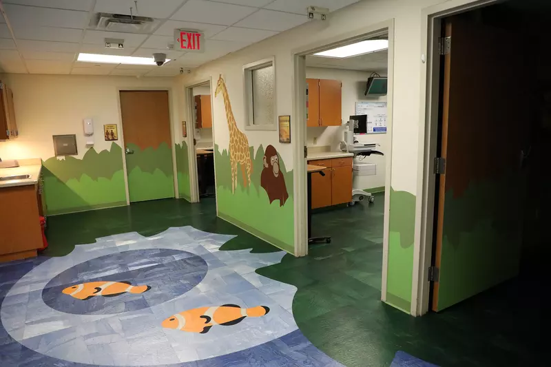 AdventHealth Ocala's Pediatric Jungle Lobby