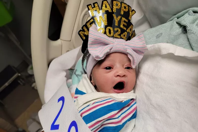 AdventHealth Ocala Welcomes First Baby of 2024